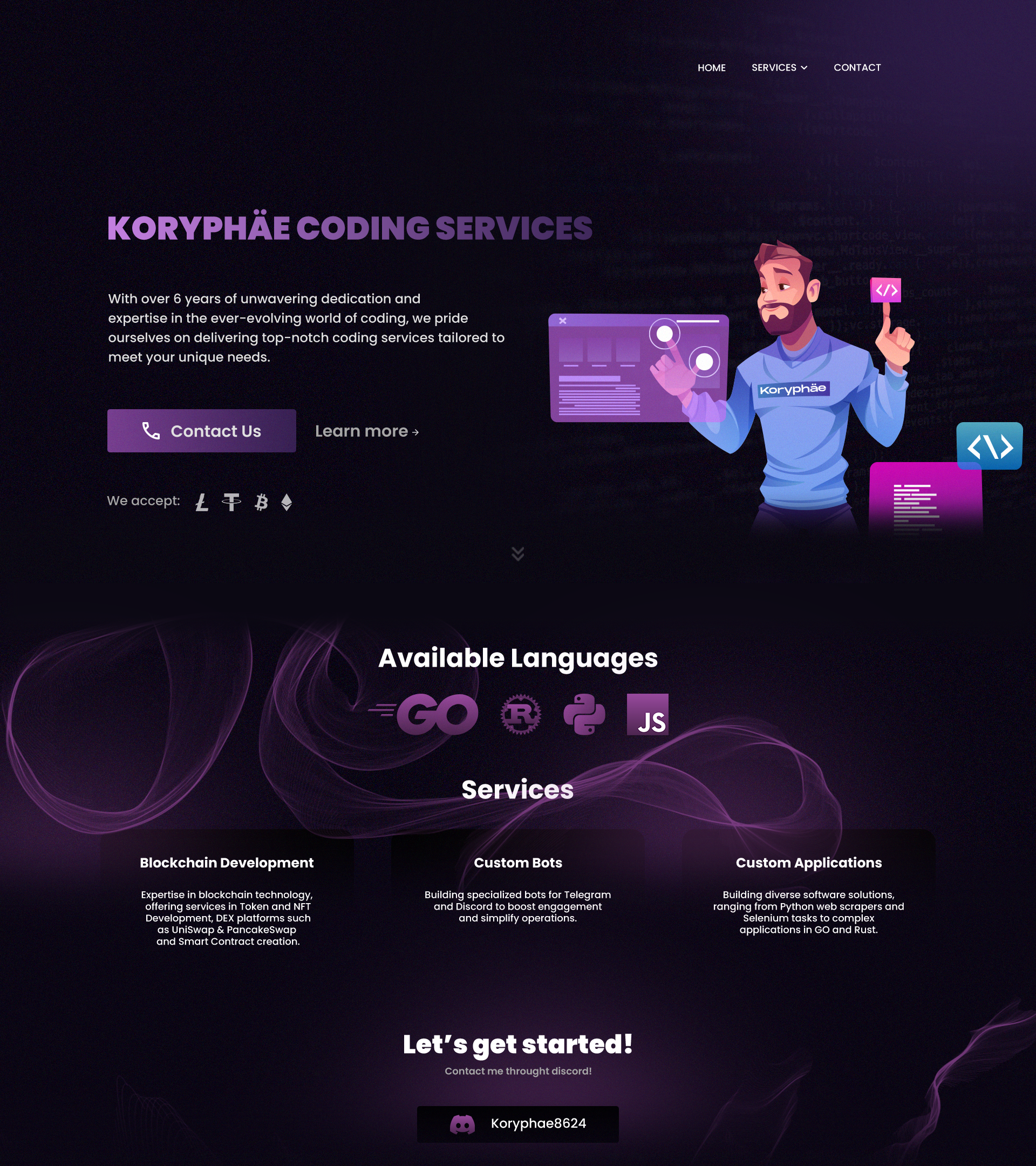 Coding Service Website